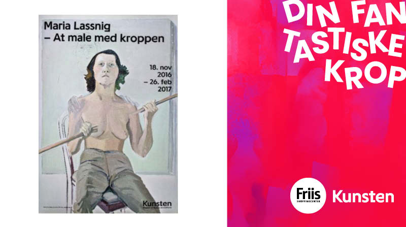 Maria Lassnig, Grønt portræt, 1971,